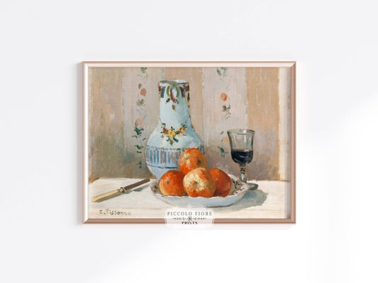 Still Life with Apples and Pitcher | P138 - Single Art Prints - Piccolo Fiore Prints