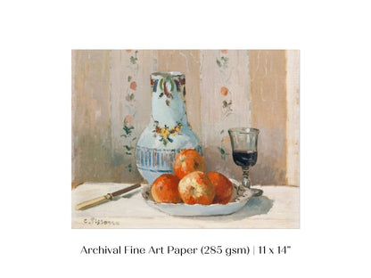 Still Life with Apples and Pitcher | P138 - Single Art Prints - Piccolo Fiore Prints