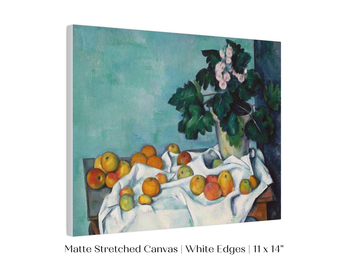 Still Life with Apples and Primroses | P301 - Single Art Prints - Piccolo Fiore Prints