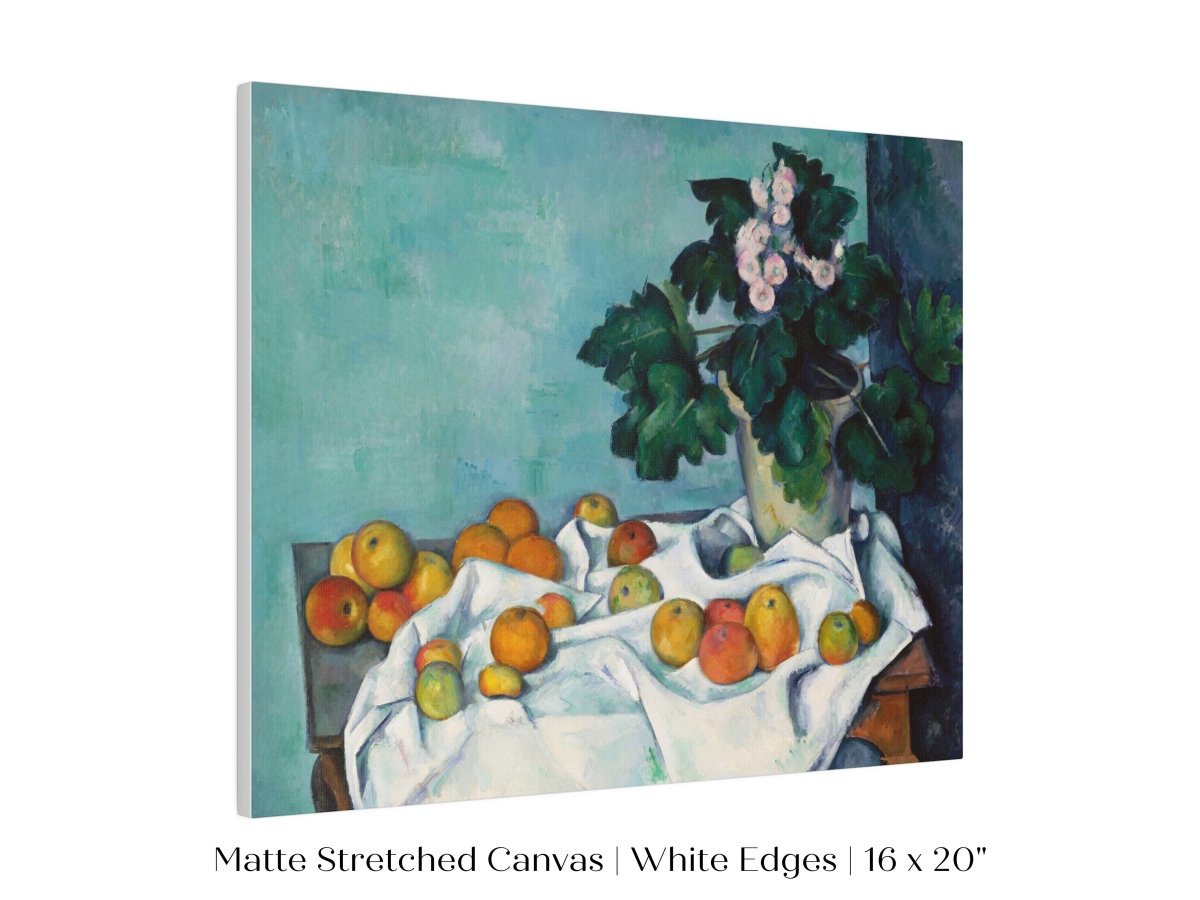 Still Life with Apples and Primroses | P301 - Single Art Prints - Piccolo Fiore Prints