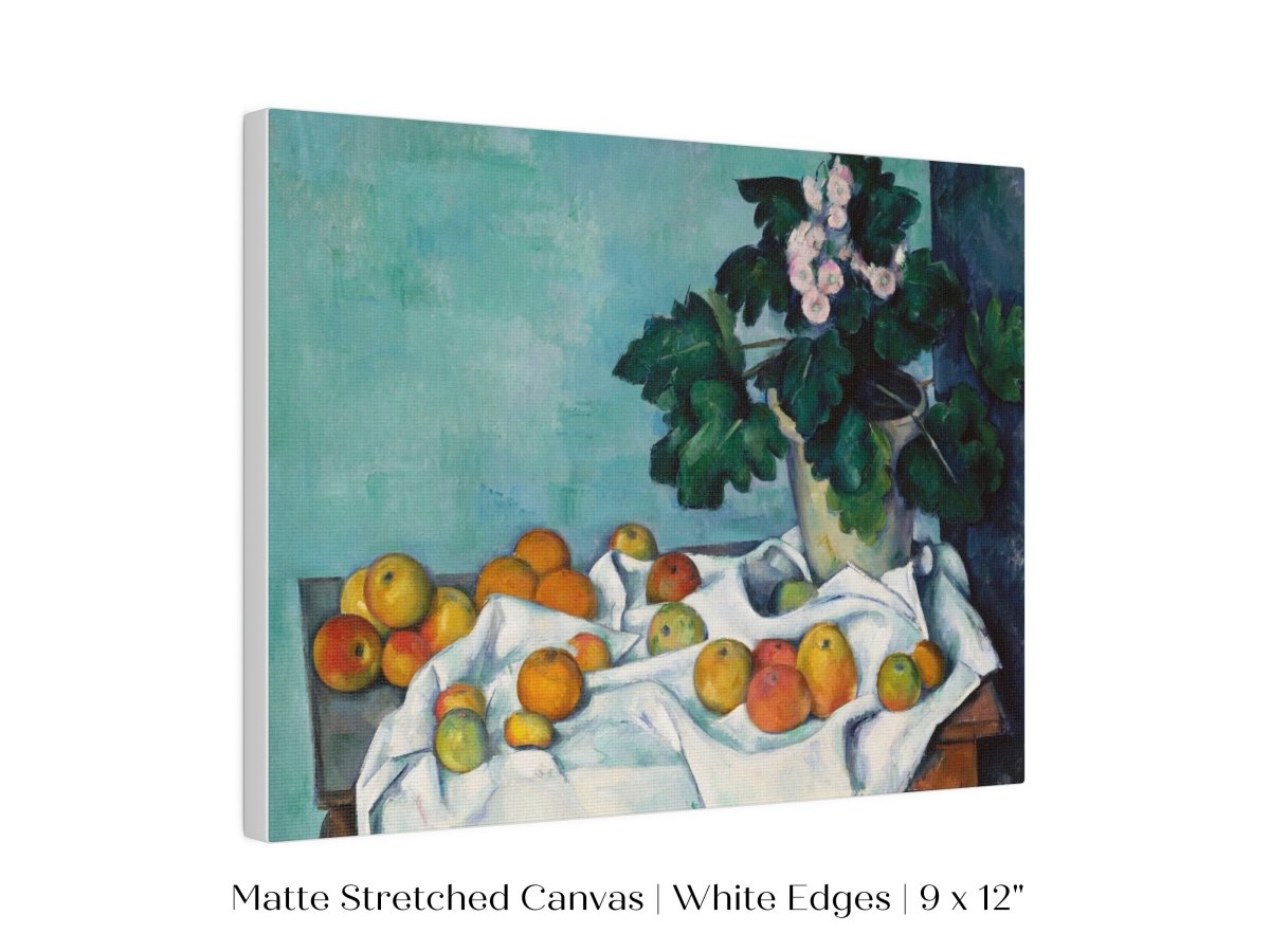 Still Life with Apples and Primroses | P301 - Single Art Prints - Piccolo Fiore Prints