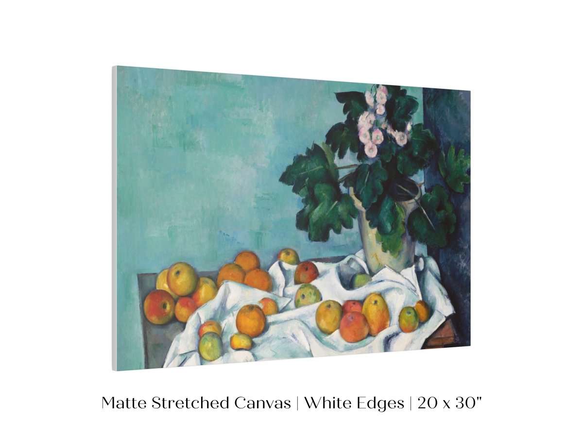 Still Life with Apples and Primroses | P301 - Single Art Prints - Piccolo Fiore Prints