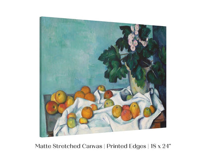 Still Life with Apples and Primroses | P301 - Single Art Prints - Piccolo Fiore Prints