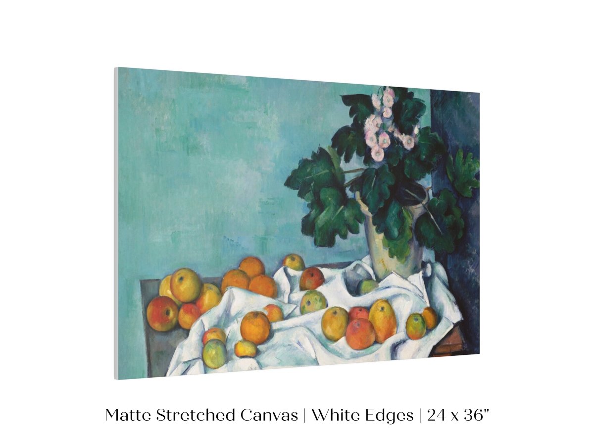 Still Life with Apples and Primroses | P301 - Single Art Prints - Piccolo Fiore Prints