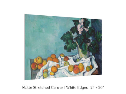 Still Life with Apples and Primroses | P301 - Single Art Prints - Piccolo Fiore Prints