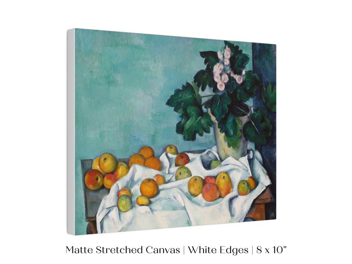 Still Life with Apples and Primroses | P301 - Single Art Prints - Piccolo Fiore Prints