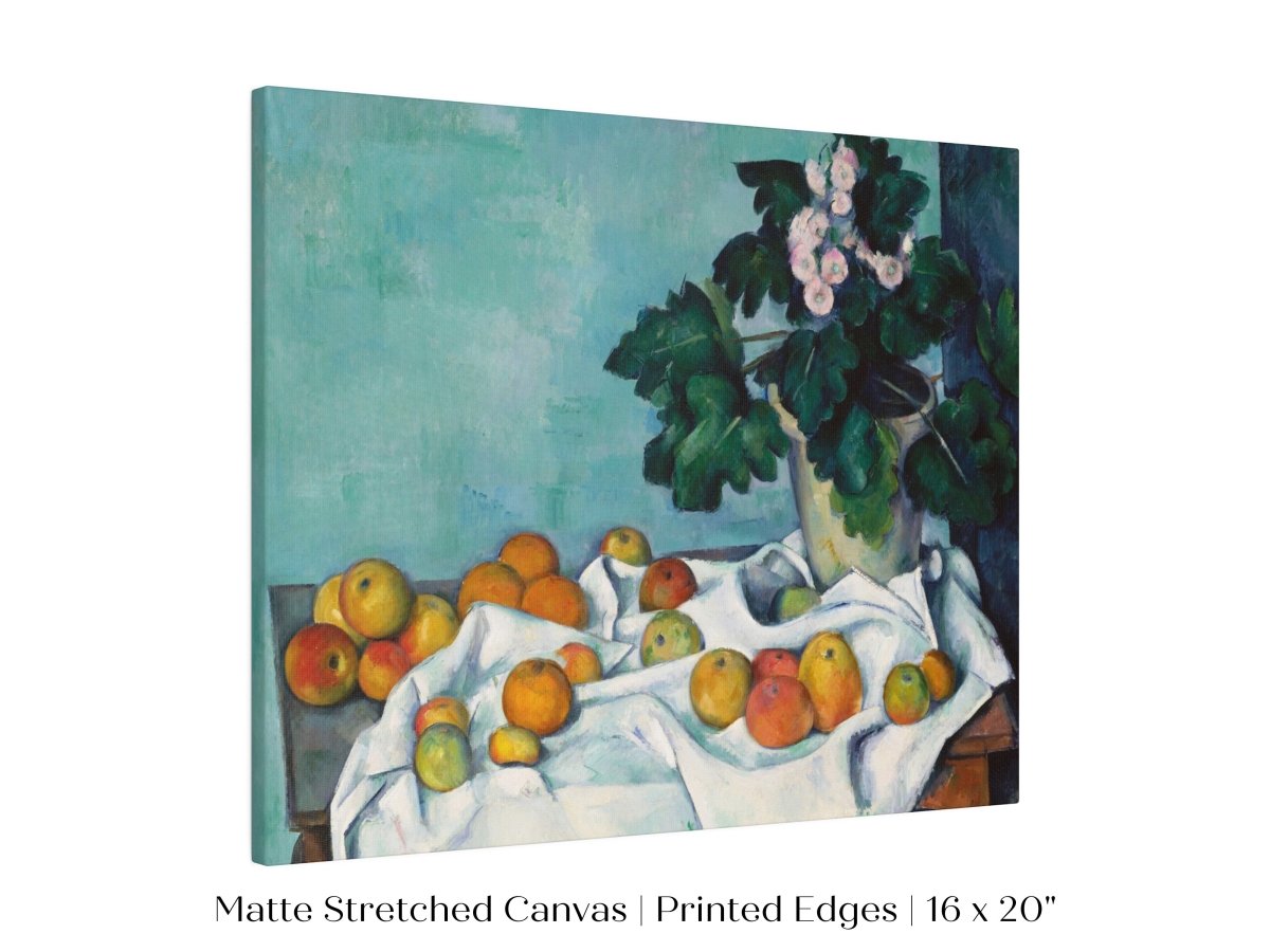 Still Life with Apples and Primroses | P301 - Single Art Prints - Piccolo Fiore Prints