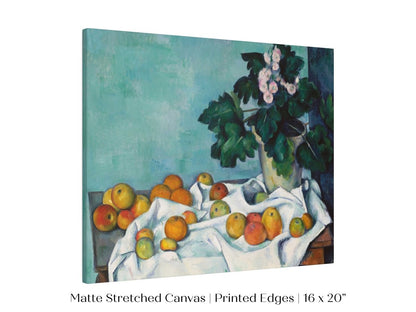 Still Life with Apples and Primroses | P301 - Single Art Prints - Piccolo Fiore Prints
