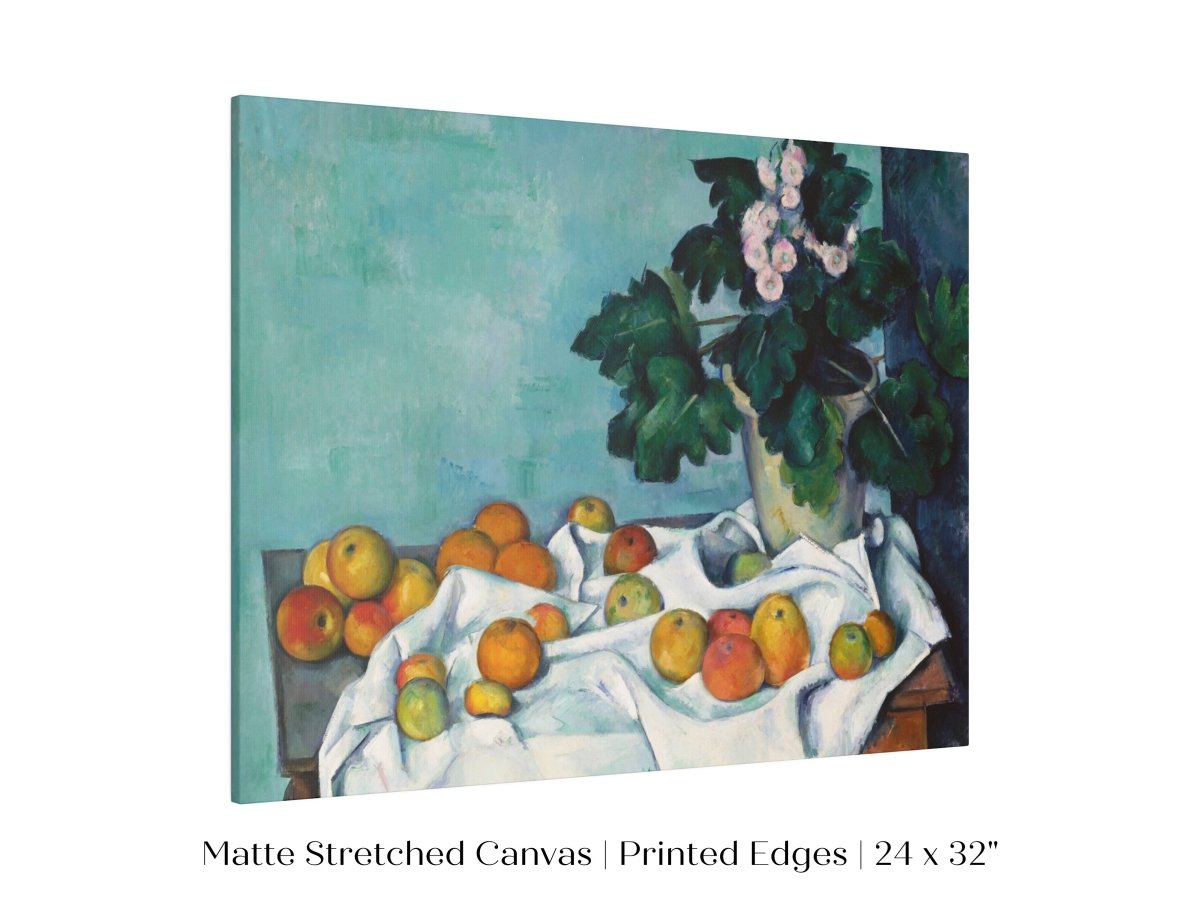 Still Life with Apples and Primroses | P301 - Single Art Prints - Piccolo Fiore Prints