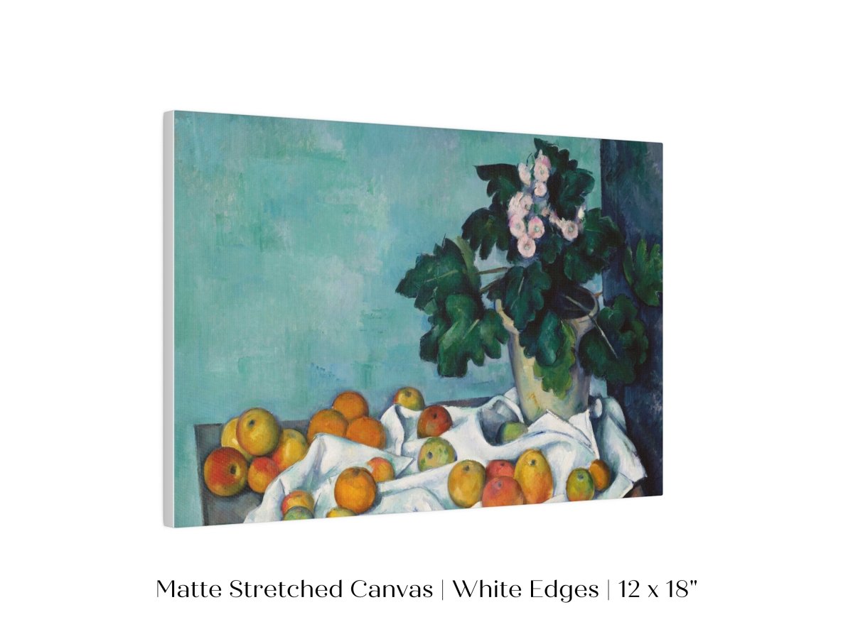 Still Life with Apples and Primroses | P301 - Single Art Prints - Piccolo Fiore Prints