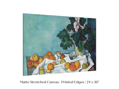 Still Life with Apples and Primroses | P301 - Single Art Prints - Piccolo Fiore Prints