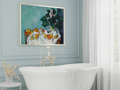 Still Life with Apples and Primroses | P301 - Single Art Prints - Piccolo Fiore Prints