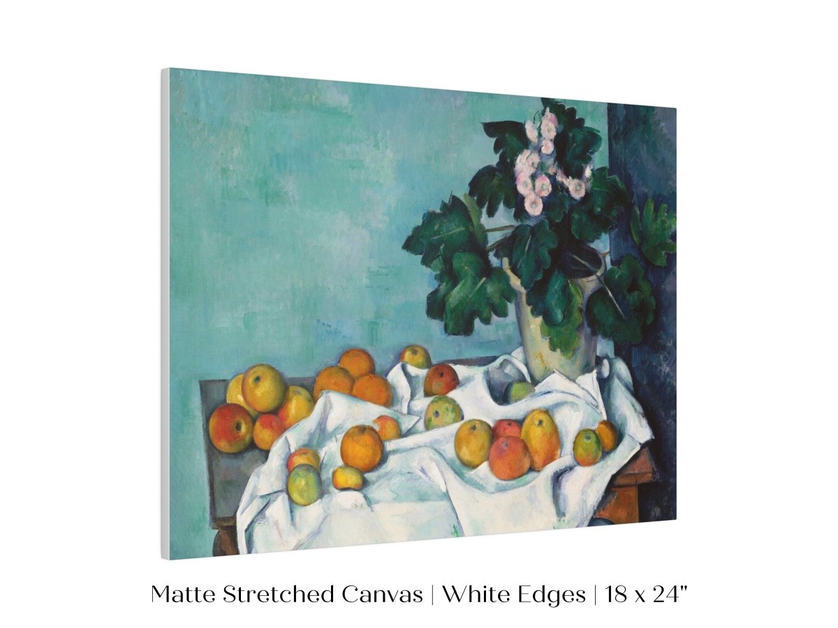 Still Life with Apples and Primroses | P301 - Single Art Prints - Piccolo Fiore Prints