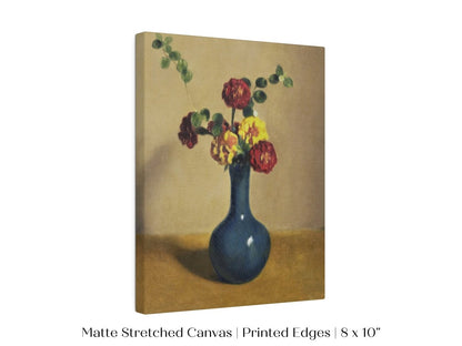 Still Life with Blue Vase of Flowers | P315 - Single Art Prints - Piccolo Fiore Prints