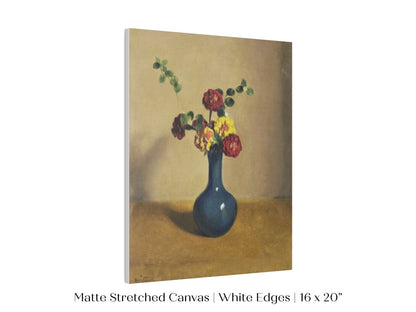 Still Life with Blue Vase of Flowers | P315 - Single Art Prints - Piccolo Fiore Prints