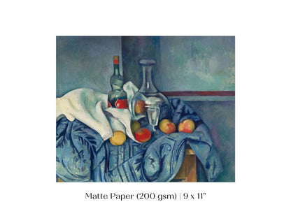 Still Life with Bottles and Apples | P313 - Single Art Prints - Piccolo Fiore Prints