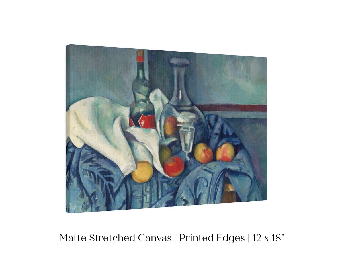Still Life with Bottles and Apples | P313 - Single Art Prints - Piccolo Fiore Prints