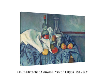 Still Life with Bottles and Apples | P313 - Single Art Prints - Piccolo Fiore Prints