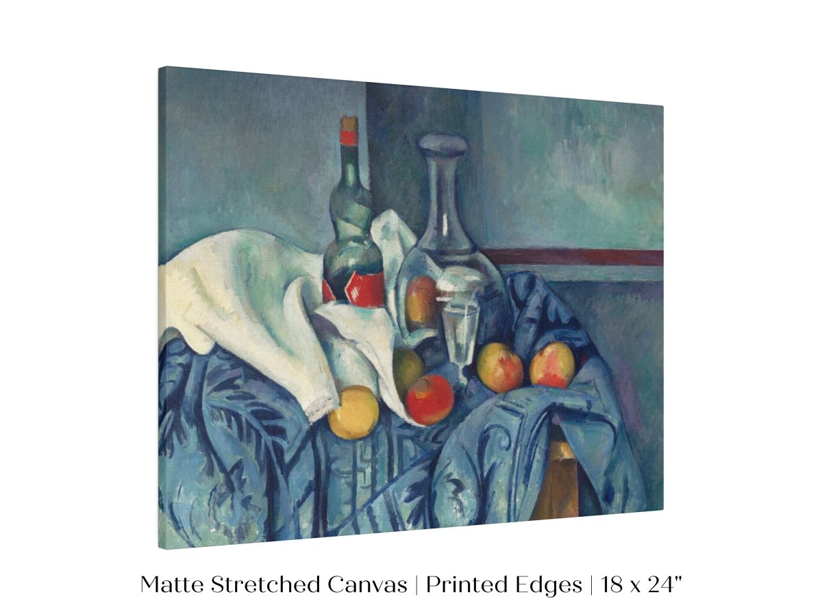 Still Life with Bottles and Apples | P313 - Single Art Prints - Piccolo Fiore Prints