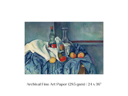 Still Life with Bottles and Apples | P313 - Single Art Prints - Piccolo Fiore Prints