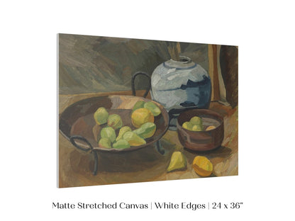Still Life with Bowls of Fruit | P487 - Single Art Prints - Piccolo Fiore Prints