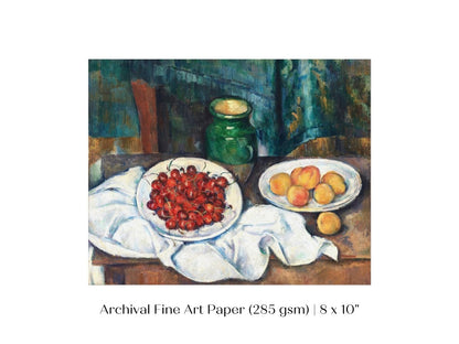 Still Life with Cherries | P84 - Single Art Prints - Piccolo Fiore Prints