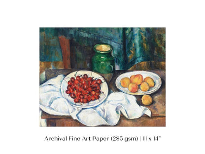 Still Life with Cherries | P84 - Single Art Prints - Piccolo Fiore Prints