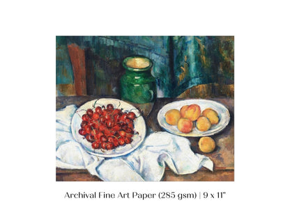 Still Life with Cherries | P84 - Single Art Prints - Piccolo Fiore Prints
