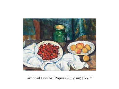 Still Life with Cherries | P84 - Single Art Prints - Piccolo Fiore Prints