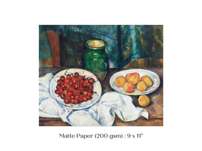 Still Life with Cherries | P84 - Single Art Prints - Piccolo Fiore Prints