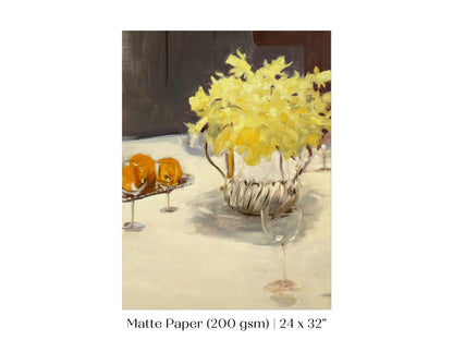 Still Life with Daffodils | P140 - Single Art Prints - Piccolo Fiore Prints