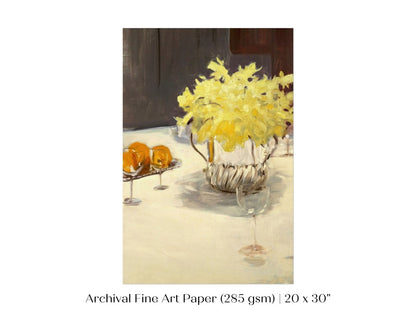 Still Life with Daffodils | P140 - Single Art Prints - Piccolo Fiore Prints