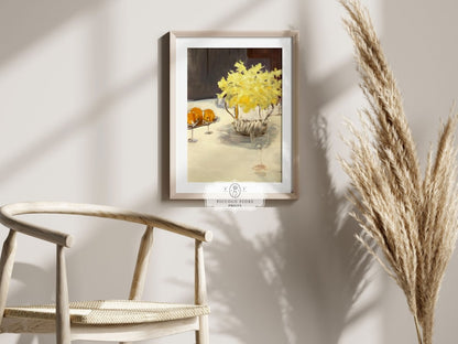 Still Life with Daffodils | P140 - Single Art Prints - Piccolo Fiore Prints