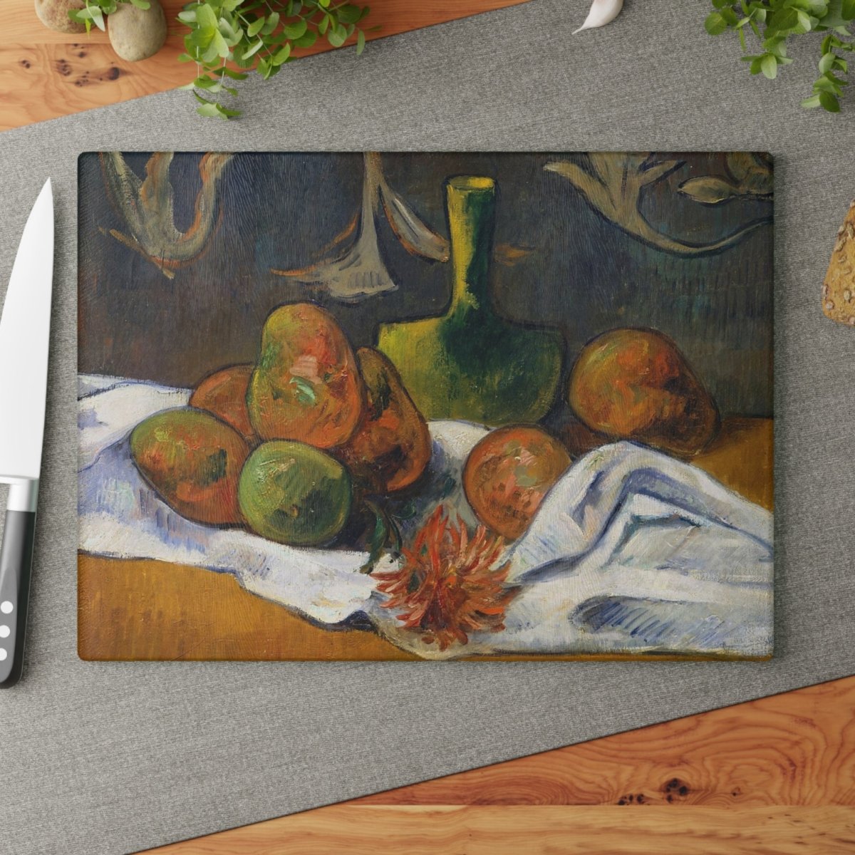 Still Life with Fruit | Glass Chopping Board - Glass Chopping Board - Piccolo Fiore Prints