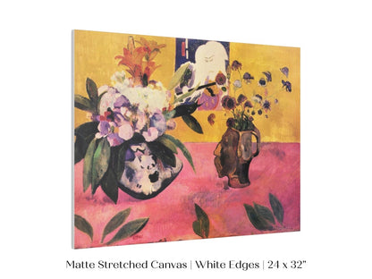 Still Life with Head - Shaped Vase and Japanese Woodcut | P325 - Single Art Prints - Piccolo Fiore Prints