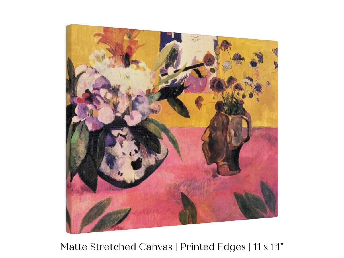 Still Life with Head - Shaped Vase and Japanese Woodcut | P325 - Single Art Prints - Piccolo Fiore Prints