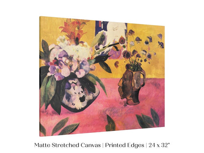 Still Life with Head - Shaped Vase and Japanese Woodcut | P325 - Single Art Prints - Piccolo Fiore Prints