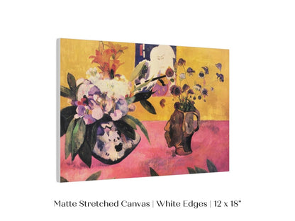 Still Life with Head - Shaped Vase and Japanese Woodcut | P325 - Single Art Prints - Piccolo Fiore Prints