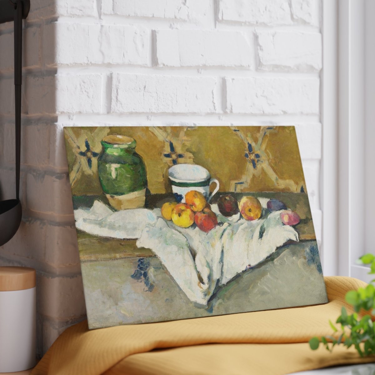 Still Life with Jar | Glass Chopping Board - Glass Chopping Board - Piccolo Fiore Prints