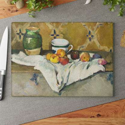 Still Life with Jar | Glass Chopping Board - Glass Chopping Board - Piccolo Fiore Prints