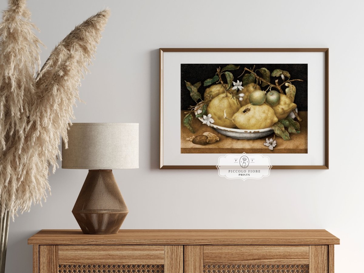 Still Life with Lemons and Limes | P400 - Single Art Prints - Piccolo Fiore Prints