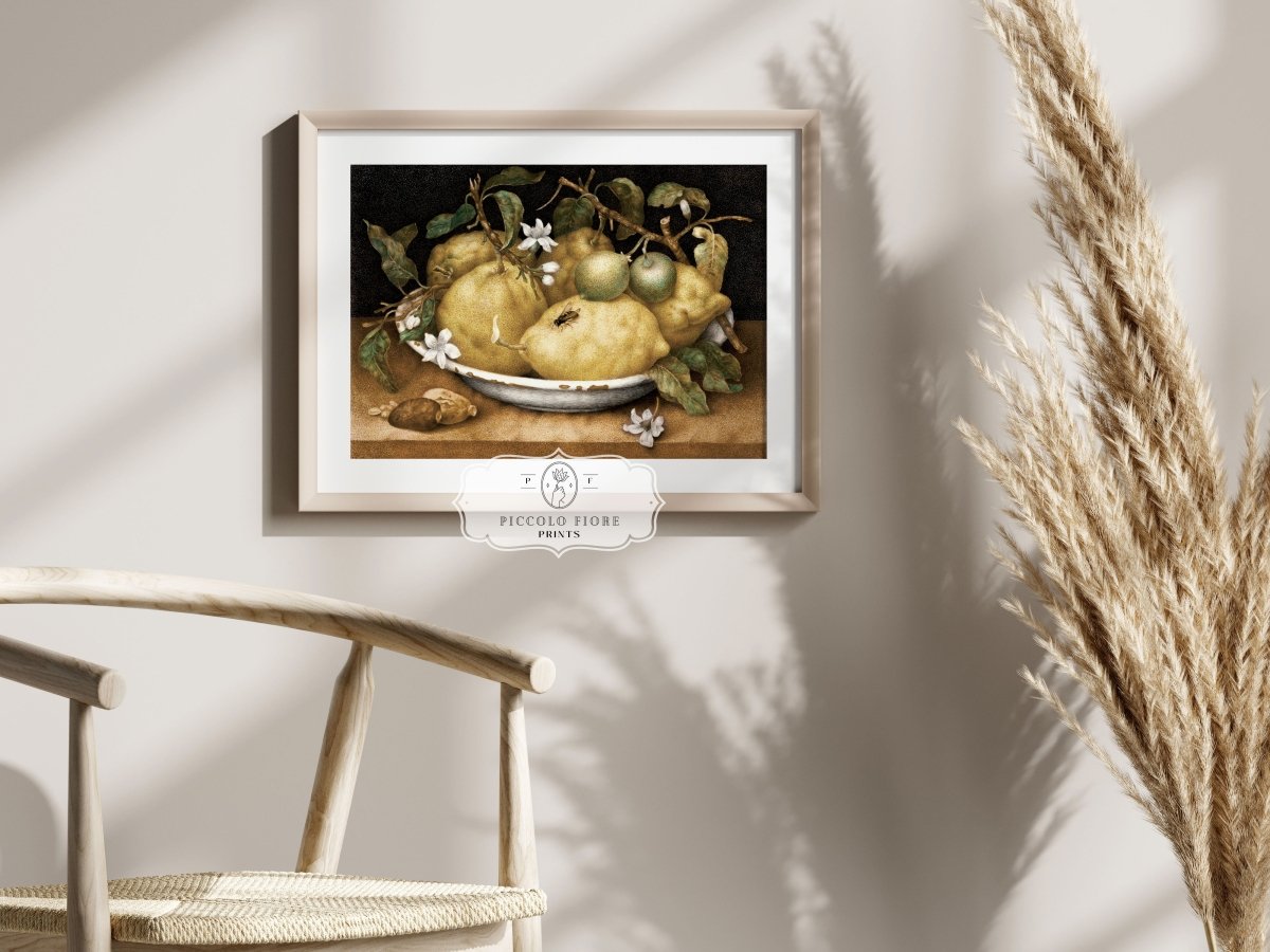 Still Life with Lemons and Limes | P400 - Single Art Prints - Piccolo Fiore Prints