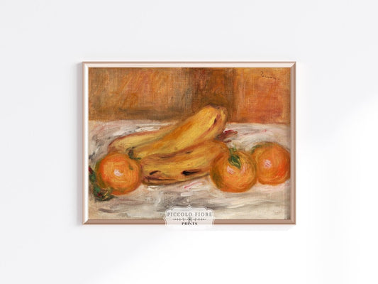 Still Life with Oranges and Bananas | P253 - Single Art Prints - Piccolo Fiore Prints
