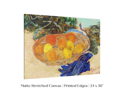 Still Life with Oranges and Lemons | P105 - Single Art Prints - Piccolo Fiore Prints