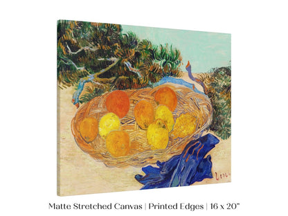 Still Life with Oranges and Lemons | P105 - Single Art Prints - Piccolo Fiore Prints