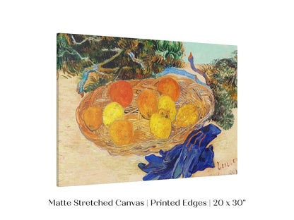 Still Life with Oranges and Lemons | P105 - Single Art Prints - Piccolo Fiore Prints