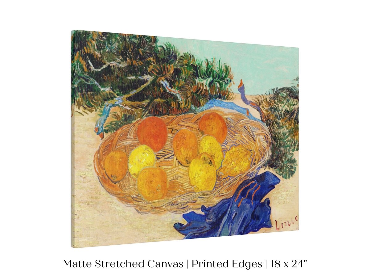 Still Life with Oranges and Lemons | P105 - Single Art Prints - Piccolo Fiore Prints