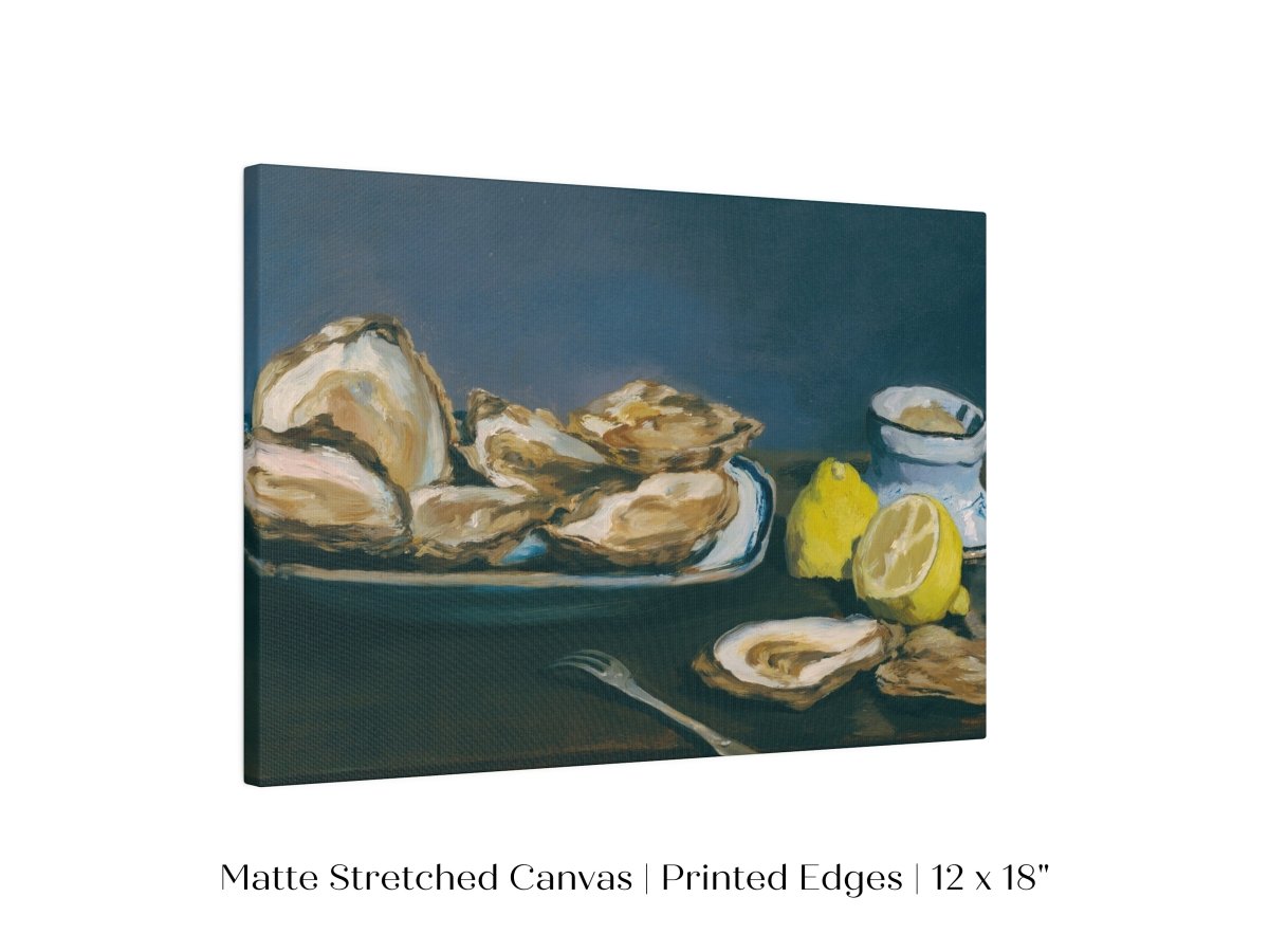 Still Life with Oysters and Lemons | P448 - Single Art Prints - Piccolo Fiore Prints
