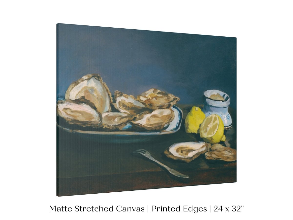 Still Life with Oysters and Lemons | P448 - Single Art Prints - Piccolo Fiore Prints