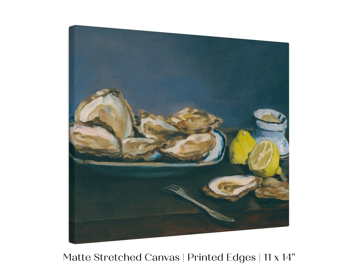 Still Life with Oysters and Lemons | P448 - Single Art Prints - Piccolo Fiore Prints